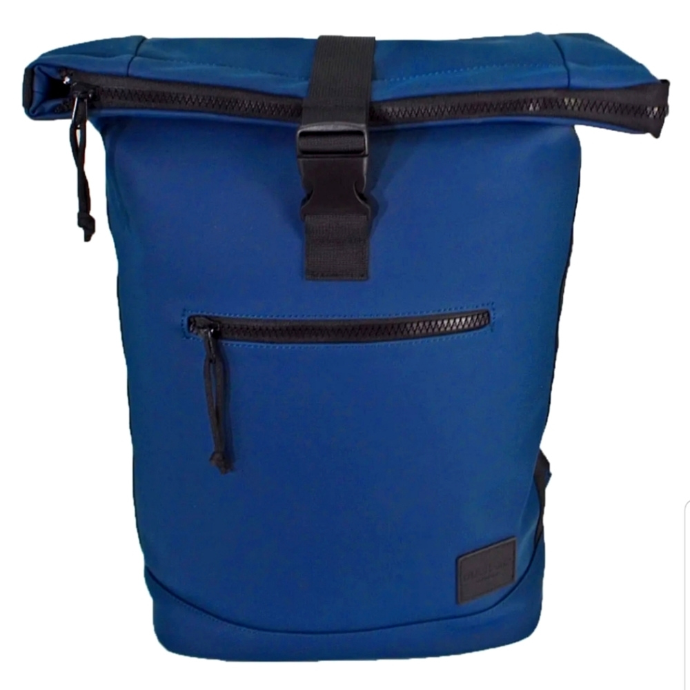 Duchamp roll top Navy backpack